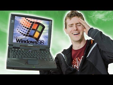 Gaming on a 25 YEAR OLD Laptop!!