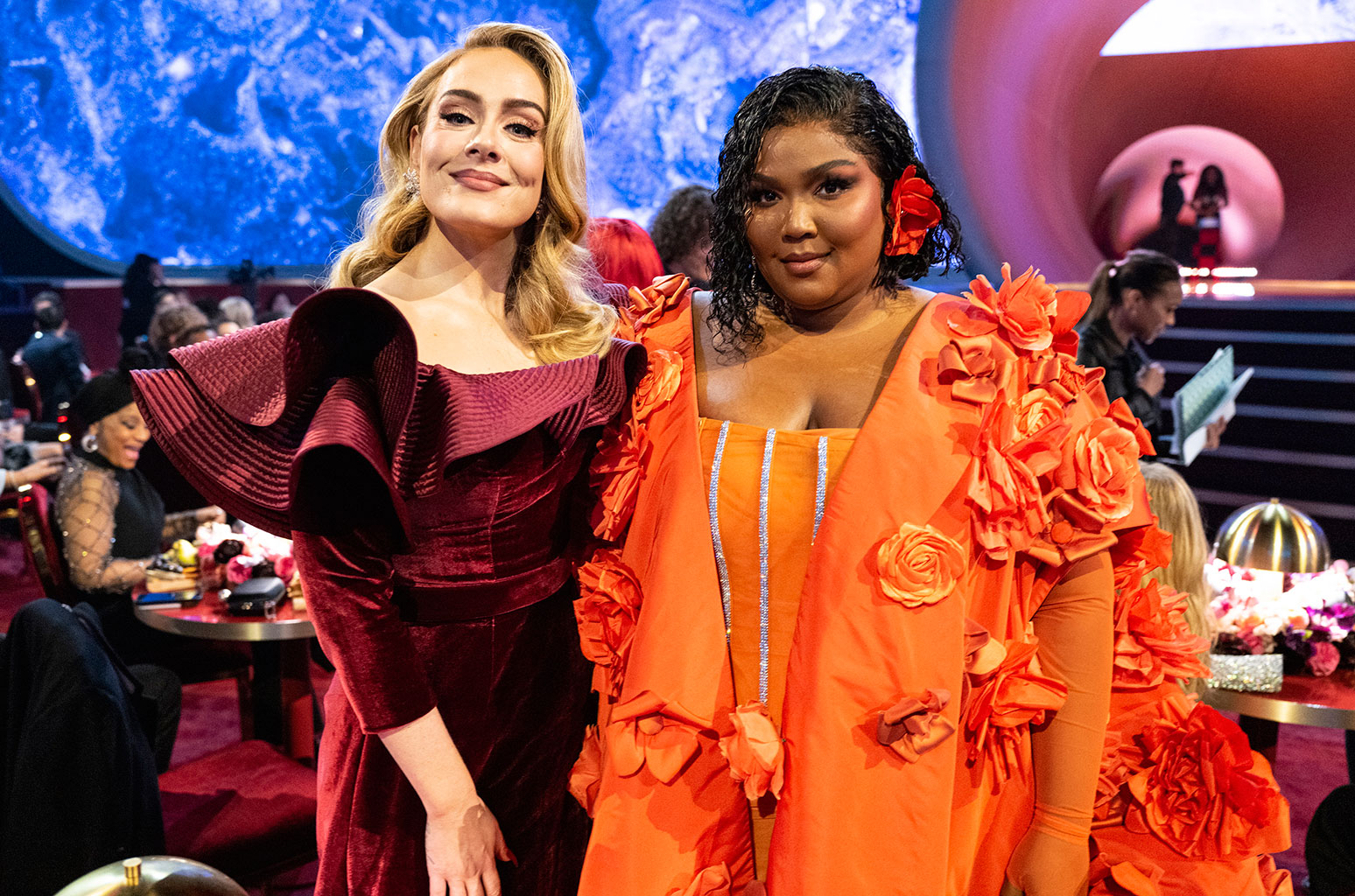 Adele Makes Hilarious Cameo in Lizzo’s Up-Close Grammys Video of Harry Styles Winning AOTY: Watch