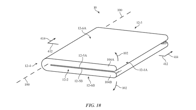Apple Patents Hint at Folding iPhone, Waterfall Display