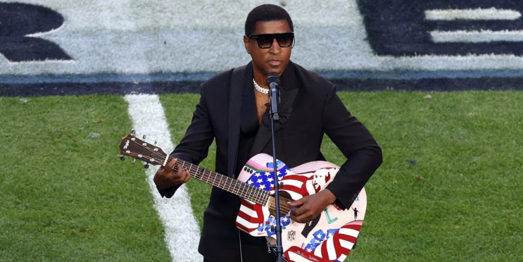 Babyface Goes Acoustic for ‘America the Beautiful’ Performance at the 2023 Super Bowl