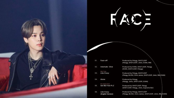 BTS’ Jimin Unveils Cover Art & Tracklist for Debut Solo Album ‘FACE’