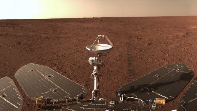 China’s Mars rover appears to have stopped roving