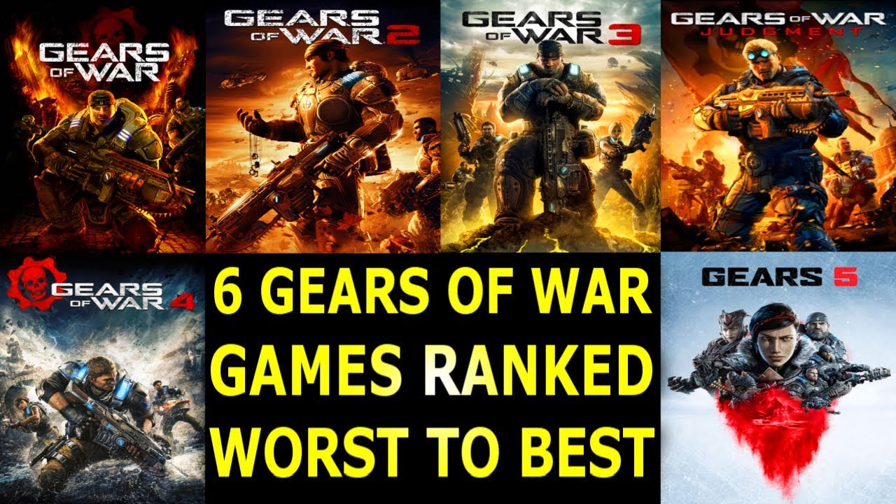 Every Gears of War Game, Ranked Worst To Best