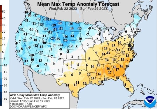 Freak Forecast: Half the U.S. Set to Freeze While Other Half Faces Record-High Temps