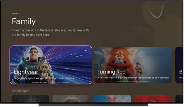 Google TV’s new update adds dedicated destinations for Movies, Shows, Family and Español