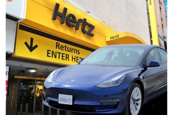 Hertz has less than half the number of Teslas in its fleet than it planned