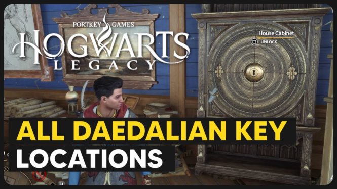 All Daedalian Key locations in Hogwarts Legacy