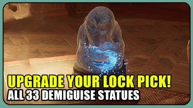 Hogwarts Legacy: how to pick locks and upgrade with Demiguise statues