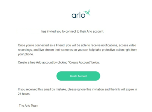 How to add friends to your Arlo account