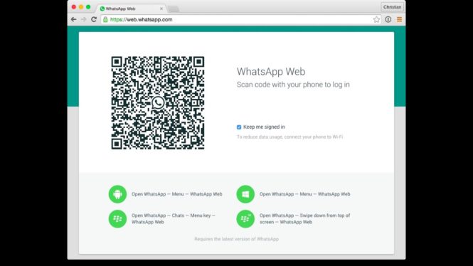 How to use WhatsApp Web