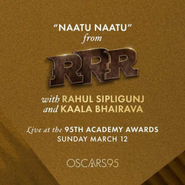 Indian Singers to Perform ‘Naatu Naatu’ on 2023 Oscars