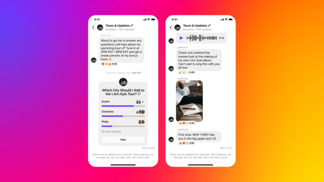 Instagram Gets New Broadcast Channel Feature