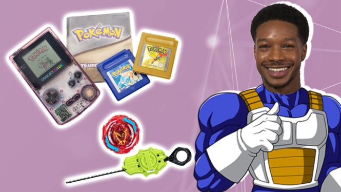 Lamar Johnson Loves Beyblades and Pokémon