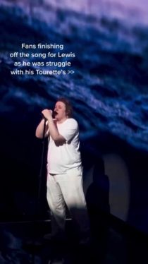 Lewis Capaldi’s Fans Help Finish ‘Someone You Loved’ As He Experiences Tourette’s Mid-Concert