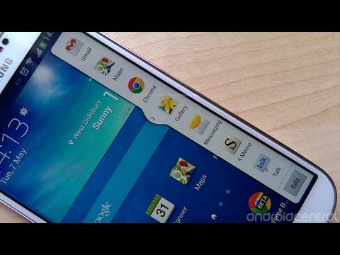 Multi-window on the Samsung Galaxy S4