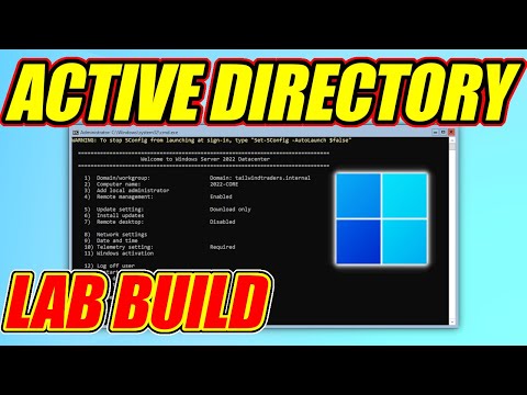 ACTIVE DIRECTORY #00 Creating our Server + Workstation Virtual Environment