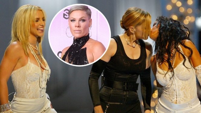 P!nk & J.Lo Have Us Wondering: Who Else Was Invited to That Madonna 2003 MTV VMAs Kiss?