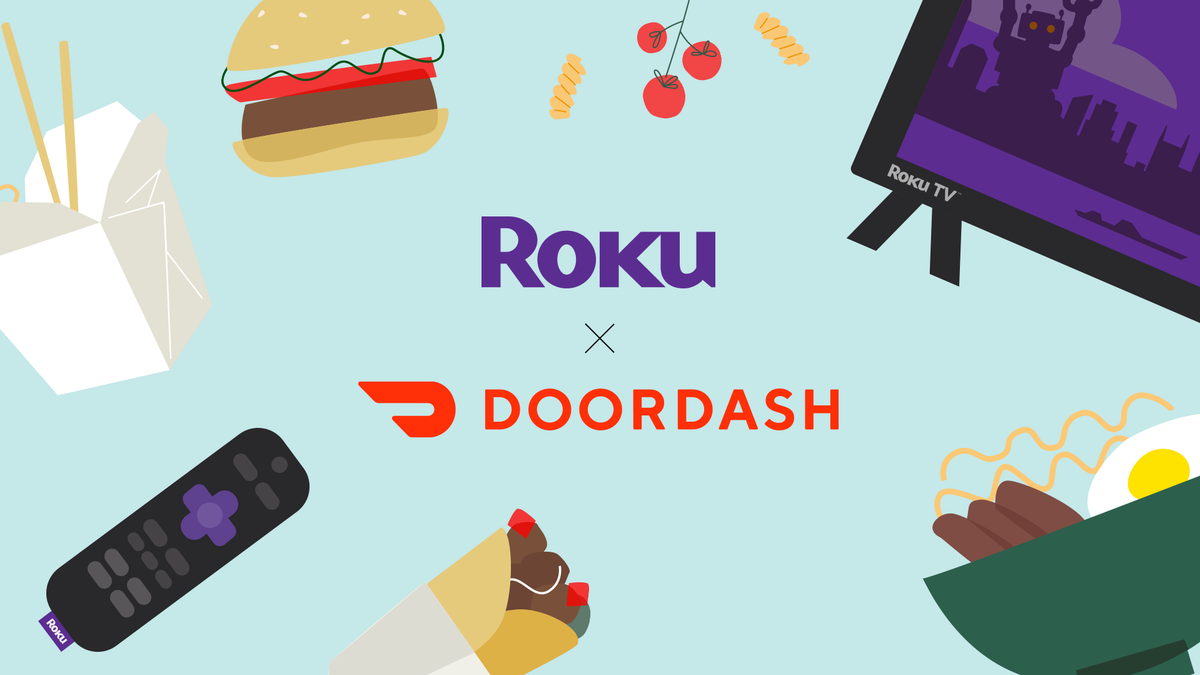 Roku and DoorDash Have Teamed Up for Interactive Click-to-Order Delivery Food Ads