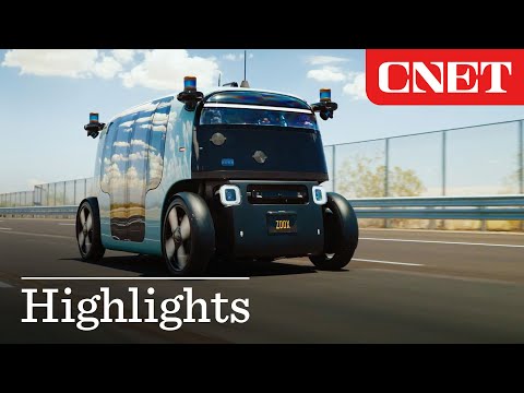 WATCH: Amazon's New Self-Driving Taxi Hits the Road