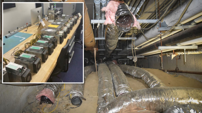 Secret crawlspace cryptomine discovered in routine inspection of MA high school