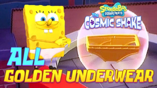 Where to Find All The Golden Underpants in SpongeBob SquarePants: Cosmic Shake