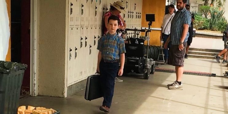 Young Sheldon Season 1 Throwback BTS Image Show How Much Sheldon Has Grown