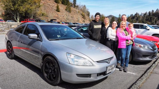 2003 Honda Accord Coupe joins the million mile club