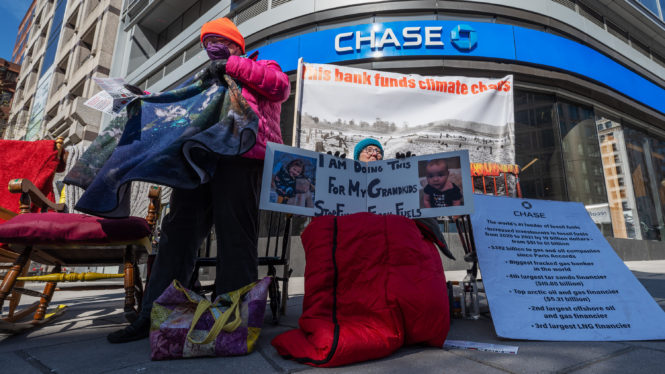 A ‘Rocking Chair Rebellion’: Seniors Call On Banks to Dump Big Oil