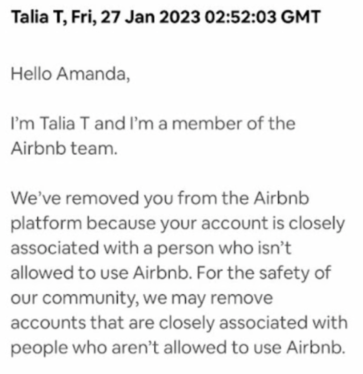 Airbnb is banning people ‘likely to travel’ with prohibited users