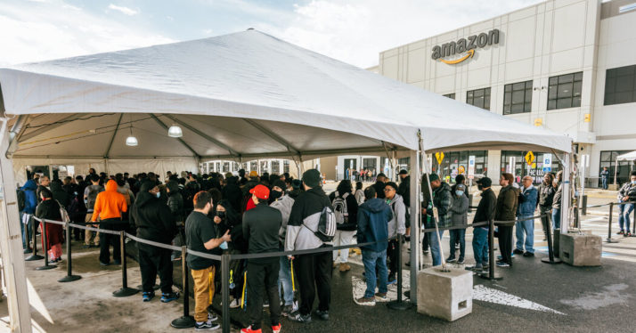 Amazon Union Gets Favorable Finding on Warehouse Access for Organizing