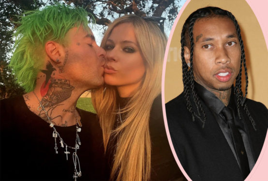 Avril Lavigne Spotted Kissing Tyga Following Mod Sun Split: See the Pic