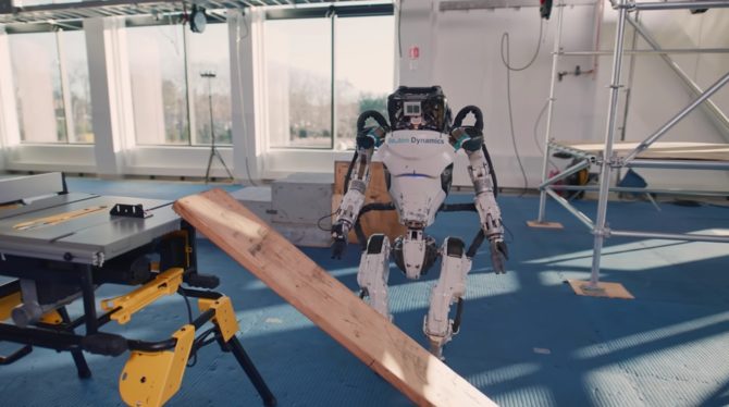 Boston Dynamics puts its robots to work