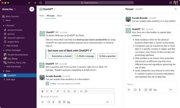 ChatGPT just launched on Slack — here’s how to use it