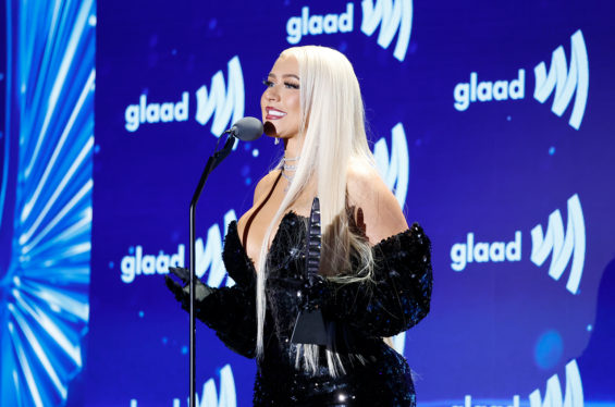 Christina Aguilera Calls for a World ‘Free of Discrimination’ at 2023 GLAAD Media Awards