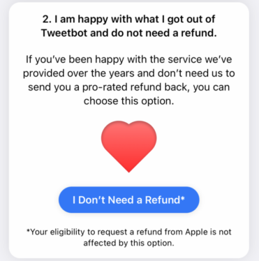 Developers of disabled third-party Twitter clients ask users to forgo refunds