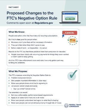 FTC proposes new rule to make it easier to cancel free trials and subscriptions