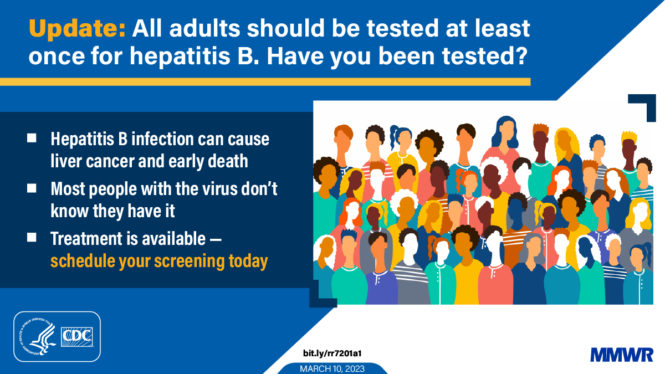 Get Tested for Hepatitis B at Least Once, CDC Says in New Advice