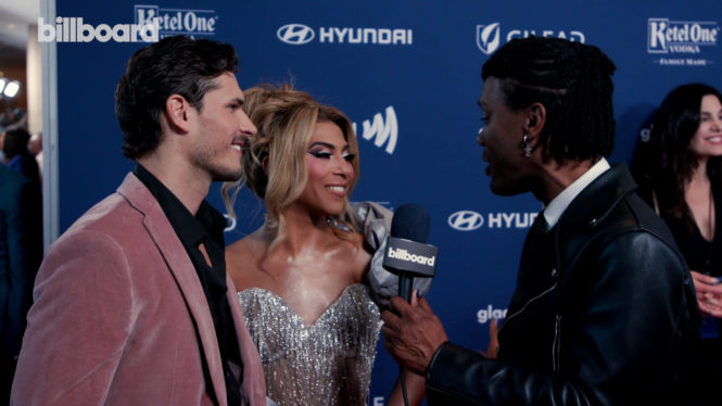 Gleb Savchenko & Shangela on The ‘DWTS’ Tour, The Importance of Representation, Being Inspired By Christina Aguilera & More | GLAAD Media Awards 2023