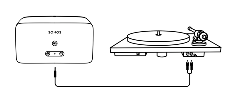 How to connect a turntable to a Sonos speaker