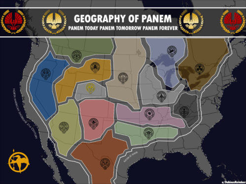 Hunger Games Panem Map Guide: Every Location Explained