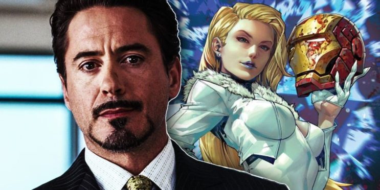 Iron Man’s Long-Awaited Romance with Emma Frost Arrives in New Cover Art