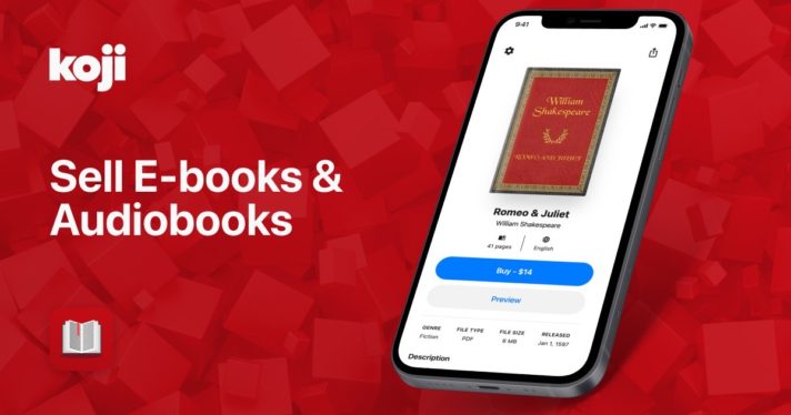 Link-in-bio platform Koji launches new tool to let creators sell e-books