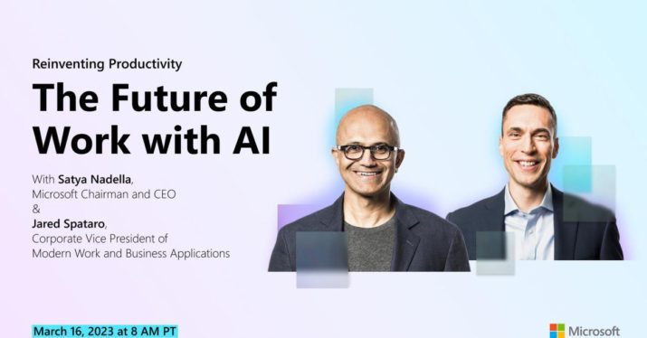 Microsoft Will Show Off More AI in Its ‘Reinventing Productivity’ Showcase