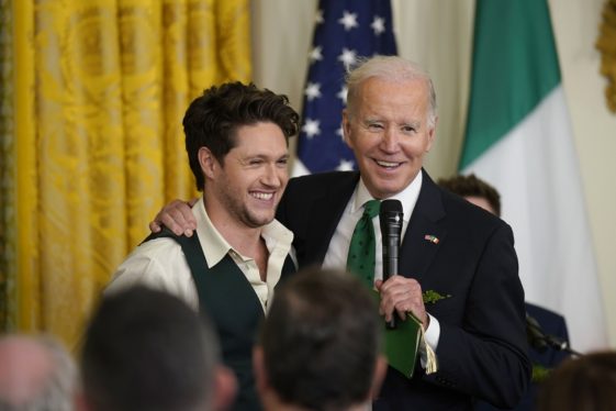 Niall Horan Hangs Out With President Joe Biden at the White House for St. Patrick’s Day