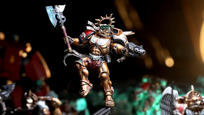 One of the Oldest Warriors in Warhammer 40K Is Getting a Glorious, Gold-Toed Update