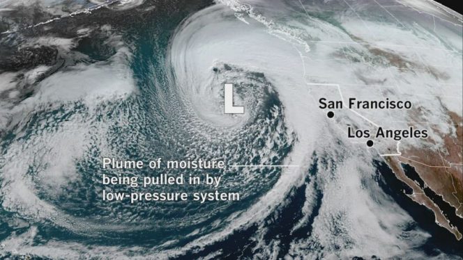 Photos Show California Under Water After Atmospheric River Storms