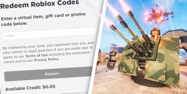 Roblox: Military Tycoon Codes (May 2023)