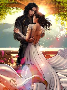 Star Wars Artist Imagines The Wedding Of Rey & Ben Solo