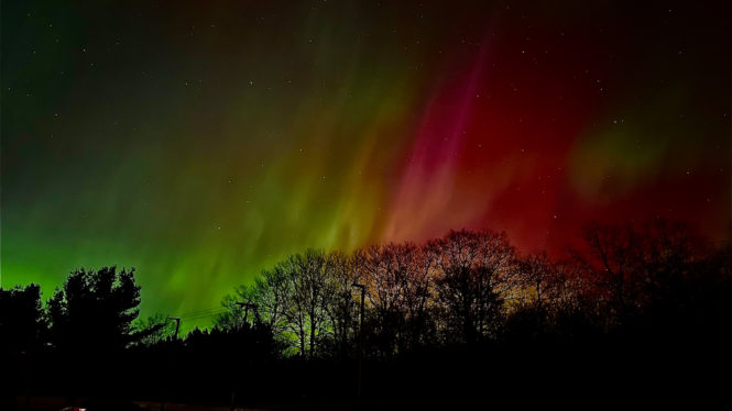 The Northern Lights Were Seen Farther South in the United States