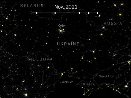 Ukraine Goes Dark: NASA Images Drive Home a Nation’s Anguish
